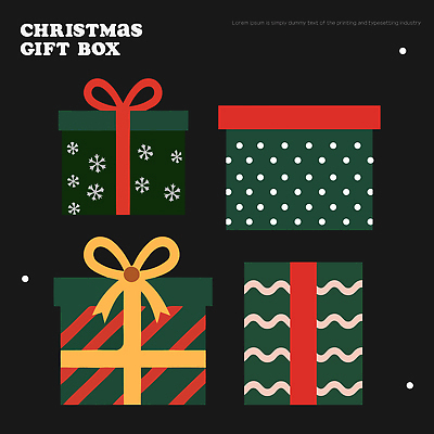 디자인 기념일 컬러 크리스마스 패턴 일러스트 재료 포장 아이디어 선물 장식 친구 상자 장난감 축제 기쁨 기부 뷰티풀 연말 국내일러스트 AI파일 감정 컨셉 무늬 관계 이벤트 파일형식 벡터