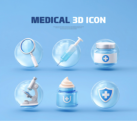 PSD 편집이미지 디자인 의학 의료기기 건강 현미경 주사기 그래픽 치료 3D 도구 수술 보호 약병 이미지편집 컨셉 실험기구 약 디지털합성 병_담는 파일형식