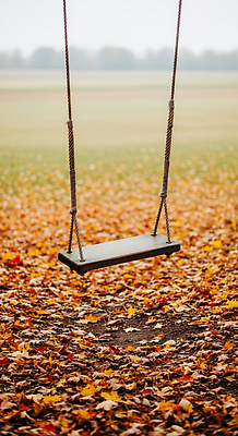 식물 컨셉 잎 모션 CG 생태계 파일형식 그네 정원 낙엽 자연 흔들림 차분 평화 풍경 나무 컬러 테마 조용 오후 편집실사 편집이미지 JPG