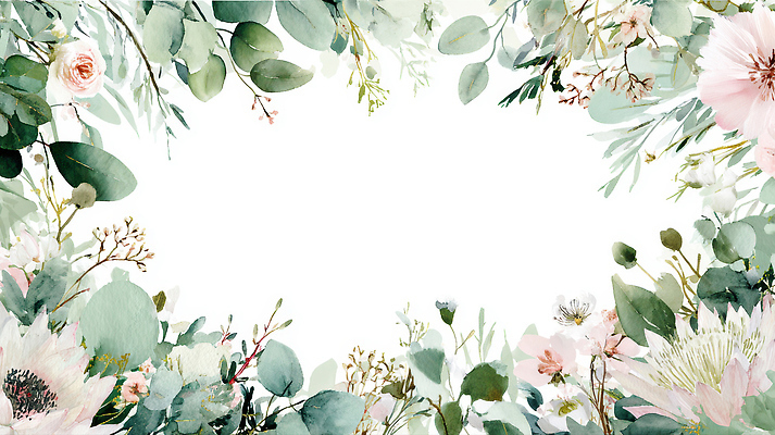 식물 꽃 컬러 컨셉 감각 생태계 파일형식 잎 백그라운드 자연 장식 뷰티풀 화사함 디자인 흰색 정원 수채화 장미 유칼립투스 감정 포근함 편안함 조화 국내일러스트 일러스트 JPG 프레임