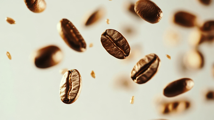 편집이미지 커피 음료 컨셉 상점 파일형식 원두 떨어짐 향 공중 맛 로스팅 카페 촬영 이미지편집 JPG