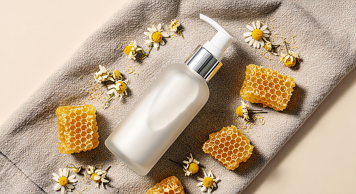 꽃 감정 사람 신체부위 뷰티 환경 화학 CG 생태계 파일형식 스킨케어 꿀 데이지 자연 벌집 화장품 친환경 생활 상품 백그라운드 여유 아기 피부 원소 편집이미지 편집실사 JPG 보습 피부관리