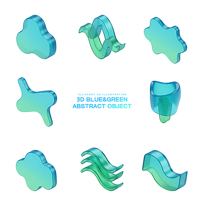 모양 PSD 편집이미지 디자인 예술 컬러 그래픽 초록색 파란색 조형 창의성 편집3D 3D 파일형식