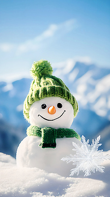 편집이미지 계절 컬러 컨셉 날씨 표정 목도리 생태계 파일형식 눈사람 겨울 산 초록색 스카프 웃음 평화 자연 풍경 맑음 휴식 감정 JPG 이미지편집