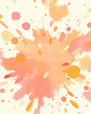 도형 컬러 무늬 미술도구 파일형식 효과 스플래쉬 물감 추상 백그라운드 수채화 디자인 그림 분홍색 원형 패턴 생동감 점 크기 예술 밝은색 감정 일러스트 국내일러스트 JPG 폭발 번짐