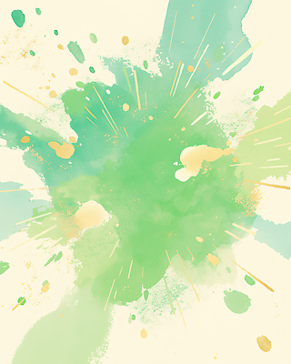 컬러 무늬 미술도구 감각 생태계 파일형식 효과 초록색 금색 수채화 추상 예술 백그라운드 폭발 물감 디자인 창의성 부드러움 표현 패턴 자연 장식 방 일러스트 국내일러스트 JPG 번짐