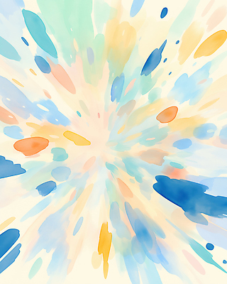 무늬 학용품 필기구 미술도구 감각 파일형식 효과 추상 예술 백그라운드 컬러 파스텔 디자인 폭발 조화 부드러움 표현 테마 혼합 물감 연필 일러스트 국내일러스트 JPG 번짐 수채화