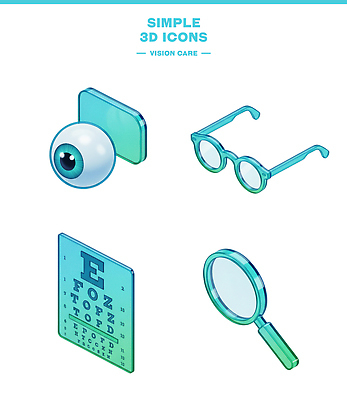 PSD 편집이미지 안경 건강 치료 진료 보호 시력 비전 확대경 안과 시력검사 각막 시력저하 안구모형 안구 눈건강 편집3D 잡화 컨셉 의학 병원 신체부위 3D 모형 눈_신체부위 검사_조사 파일형식