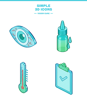 PSD 편집이미지 디자인 의학 건강 관리 그래픽 치료 체온계 검사_조사 비전 각막 안구모형 안약 체크리스트 안구 편집3D 신체부위 3D 모형 눈_신체부위 온도계 파일형식