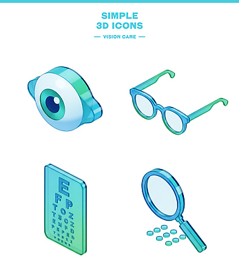 PSD 편집이미지 안경 의학 건강 관리 일상 치료 예방 시력 비전 확대경 시력검사 각막 안구모형 안구 편집3D 잡화 라이프 신체부위 3D 모형 눈_신체부위 검사_조사 파일형식