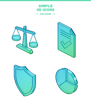 아이콘 비즈니스 디지털합성 경영 파일형식 3D 공정 저울 체크리스트 방패 그래프 자료 디자인 심볼 환경 회사 PSD ESG 3D아이콘