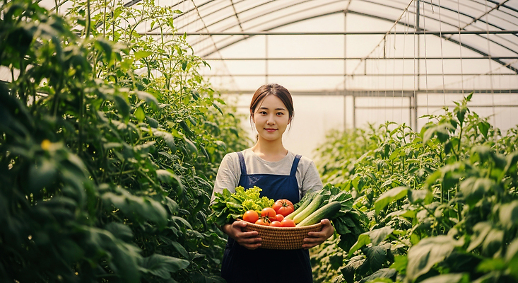 JPG 식물 편집이미지 화초 농업 채소 방울토마토 오이 농작물 농장 바구니 수확 농촌 신선 농부 상추 원예 온실 의료성형뷰티 편집실사 직업 산업 토마토 취미 시골 CG 파일형식