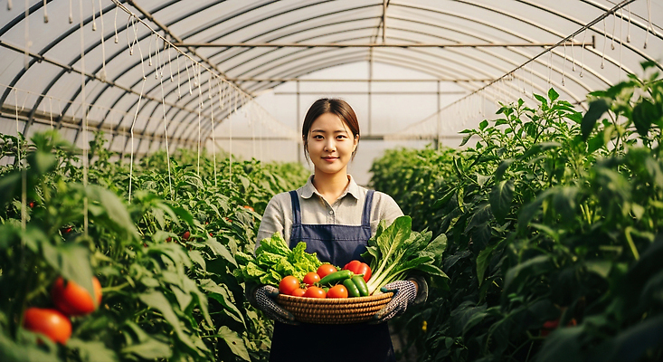 JPG 식물 편집이미지 농업 토마토 채소 초록색 농작물 농장 바구니 환경 농사 수확 농촌 신선 농부 채소밭 온실 의료성형뷰티 편집실사 직업 산업 컬러 밭 시골 CG 파일형식