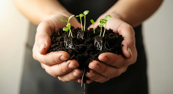 JPG 식물 편집이미지 손 농업 자연 햇빛 새싹 환경 정원 흙 성장 농촌 농부 원예 뿌리 기르기 초봄 의료성형뷰티 편집실사 직업 산업 취미 신체부위 태양 봄 시골 CG 생태계 돌봄 파일형식