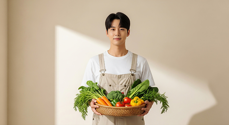 JPG 편집이미지 남자 음식 농업 토마토 채소 자연 건강 초록색 바구니 당근 농촌 신선 농부 브로콜리 친환경 의료성형뷰티 편집실사 직업 산업 컬러 뿌리채소 사람 환경 시골 CG 생태계 파일형식