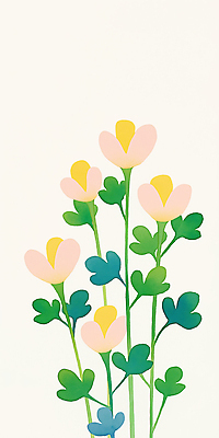 식물 계절 컬러 컨셉 취미 생태계 파일형식 꽃 분홍색 노란색 초록색 잎 생명 자연 뷰티풀 정원 디자인 장식 원예 예술 화사함 봄 평화 일러스트 국내일러스트 JPG