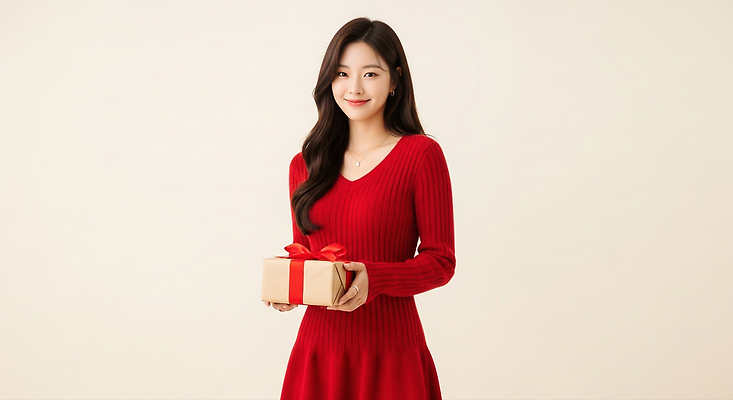 기념일 감정 컨셉 휴가 표정 사람 이벤트 CG 파일형식 여자 선물 미소 행복 축제 기쁨 패션 스타일 크리스마스 세일 서프라이즈 편집이미지 편집실사 JPG 의료성형뷰티 홀리데이