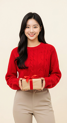 기념일 감정 컨셉 휴가 표정 사람 전자제품 촬영 CG 파일형식 여자 선물 미소 백그라운드 카메라 행복 기쁨 축하 분위기 소셜미디어 사진촬영 크리스마스 따뜻함 편집이미지 편집실사 JPG 의료성형뷰티 홀리데이