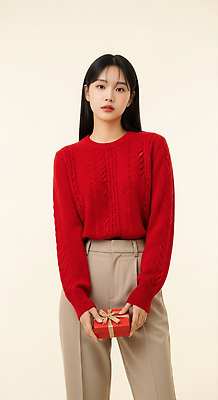 계절 기념일 감정 뷰포인트 휴가 표정 사람 CG 파일형식 여자 선물 앞모습 패션 촬영 포즈 뷰티풀 백그라운드 스타일 겨울 따뜻함 행복 미소 편집이미지 편집실사 JPG 의료성형뷰티 크리스마스 홀리데이