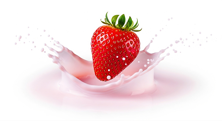 컨셉 과일 유제품 물 맛 CG 생태계 파일형식 딸기 우유 물보라 떨어짐 신선 음료 컬러 자연 장면 음식 촬영 달콤 편집이미지 편집실사 JPG