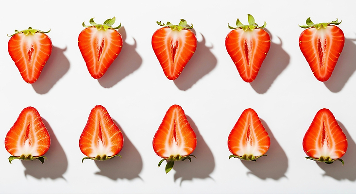 JPG 편집이미지 과일 딸기 디저트 요리 과자 식사 배열 흰배경 비타민 건강식 편집실사 AI포토 AI콘텐츠 음식 백그라운드 흰색 CG 영양소 파일형식