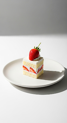 식기 음식 과일 디저트 감각 맛 크림 CG 파일형식 케이크 생크림 딸기 접시 부드러움 조각 맛있는 달콤 프레젠테이션 요리 편집이미지 편집실사 JPG