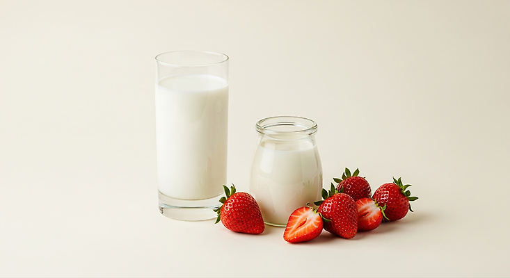 계절 음식 컨셉 과일 유제품 CG 파일형식 딸기 우유 디저트 건강 여름 신선 상큼 음료 맛 레시피 요리 신선도 프레젠테이션 편집이미지 편집실사 JPG