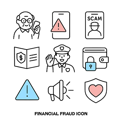 아이콘 노년 경고 안전 금융 스마트폰 소리 지갑 경찰 보호 예방 문서 신고 2D아이콘 AI파일 직업 컨셉 성인 경제 핸드폰 스마트기기 파일형식 벡터