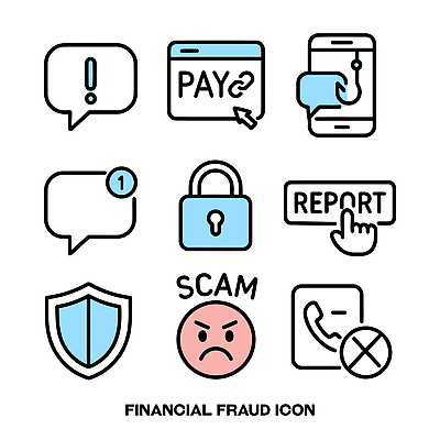 아이콘 인터넷 모바일 경고 안전 금융 정보 메시지 보호 보고 사이버 보안 사용자 2D아이콘 AI파일 컨셉 경제 발표 파일형식 벡터