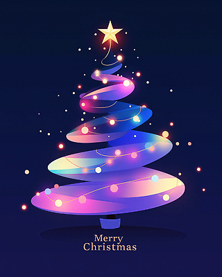 자연요소 편집이미지 계절 기념일 컬러 컨셉 크리스마스 모션 이벤트 야간 파일형식 크리스마스트리 장식 별 조명 모던 반짝임 파란색 보라색 분위기 축제 겨울 휴일 저녁 디자인 예술 JPG 이미지편집
