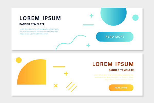 템플릿 배너 파일형식 벡터 디자인 모던 컬러 도형 정보 전달 온라인 마케팅 브랜딩 사용자 인터페이스 배너템플릿 AI파일