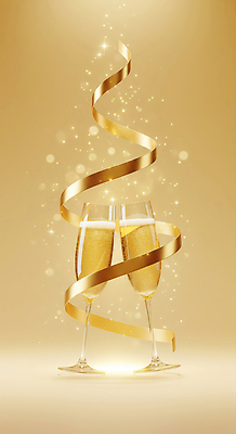 편집이미지 식기 음료 컨셉 모션 주류 이벤트 파일형식 샴페인 잔 리본 반짝임 백그라운드 축제 분위기 기념일 축하 파티 장식 JPG 이미지편집