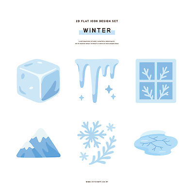 디자인 계절 겨울 일러스트 자연 산 따뜻함 얼음 눈송이 차가움 고드름 국내일러스트 AI파일 자연요소 눈_날씨 생태계 파일형식 벡터