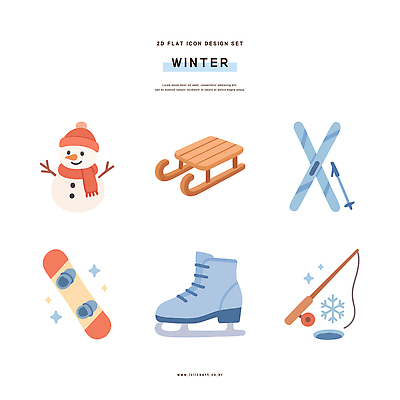 디자인 스포츠 설경 겨울 일러스트 눈사람 낚시 스키 스노우보드 즐거움 썰매 스키장비 아이스스케이트 국내일러스트 AI파일 계절 감정 스포츠용품 레저 겨울스포츠 풍경 보드_스포츠 파일형식 벡터