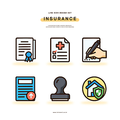 아이콘 디자인 안전 도장 문서 법 계약서 서명 보험 보장 보증 증명서 건강보험 2D아이콘 AI파일 빚 파일형식 벡터