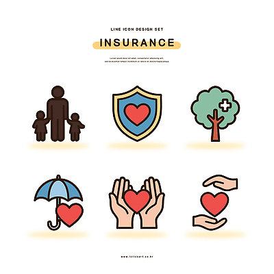 나무 아이콘 손 기호 디자인 우산 사랑 안전 하트 보호 보험 2D아이콘 AI파일 모양 식물 문자 감정 컨셉 신체부위 파일형식 벡터