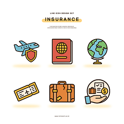 아이콘 손 디자인 여행 돈 비행기 안전 세트 지구본 여행가방 서비스 여권 보험 여행준비 증서 2D아이콘 AI파일 가방 항공교통 대중교통 신체부위 재산 준비 파일형식 벡터