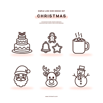 디자인 별 크리스마스 겨울 일러스트 선물 장식 산타클로스 케이크 축제 종 코코아 순록 국내일러스트 AI파일 자연요소 계절 기념일 음료 디저트 파일형식 벡터