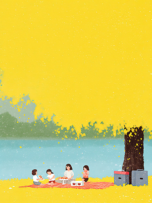 나무 식물 감정 컬러 관계 말하기 풍경 강 태양 야외활동 생태계 파일형식 은행나무 소풍 강가 자연 즐거움 대화 모션 친구 지역 하늘 노란색 물가 잔디 햇빛 일러스트 국내일러스트 JPG