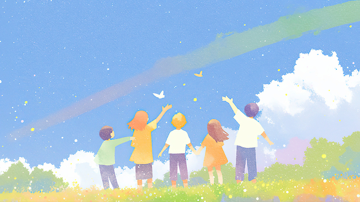 계절 꽃 감정 컬러 곤충 컨셉 관계 놀이 표정 친구 야외활동 생태계 파일형식 여름 하늘 꽃밭 나비 행복 자유 놀이터 즐거움 우정 자연 생활 모션 풍경 파란색 소풍 웃음 모임 일러스트 국내일러스트 JPG