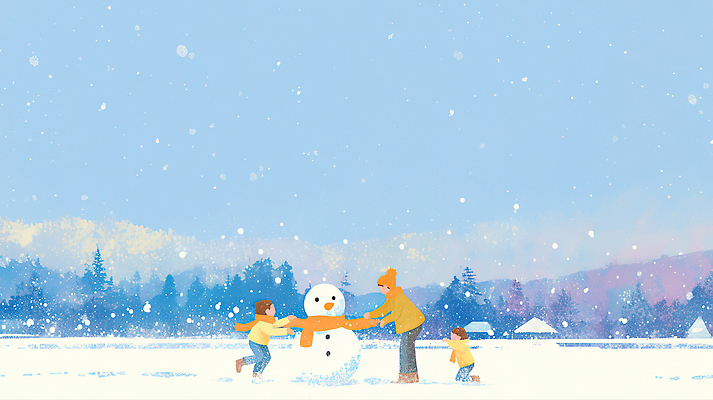식물 계절 감정 컨셉 가족 관계 눈_날씨 표정 사람 생태계 파일형식 겨울 눈사람 엄마 어린이 모션 야외 눈꽃 즐거움 놀이 자연 풍경 하늘 나무 평화 행복 웃음 기쁨 일러스트 국내일러스트 JPG