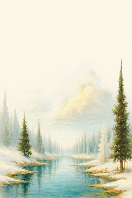 자연요소 식물 계절 컨셉 생태계 파일형식 강 나무 겨울 풍경 수목 물 평화 자연 하늘 조용 뷰티풀 숲 차분 계곡 환경 JPG 일러스트 국내일러스트