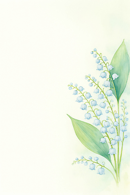 식물 계절 꽃 컬러 컨셉 모션 생태계 파일형식 은방울꽃 자연 예술 백그라운드 초록색 자주색 뷰티풀 조화 생명 봄 디자인 화사함 그리기 장식 그림 JPG 일러스트 국내일러스트