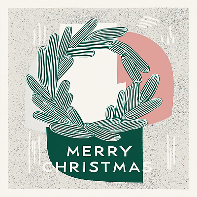 계절 기념일 꽃 감정 컬러 컨셉 이벤트 파일형식 크리스마스 축하 화환 파란색 빨간색 기쁨 축제 겨울 장식 옷 백그라운드 텍스트 메시지 선물 연말 일러스트 국내일러스트 JPG