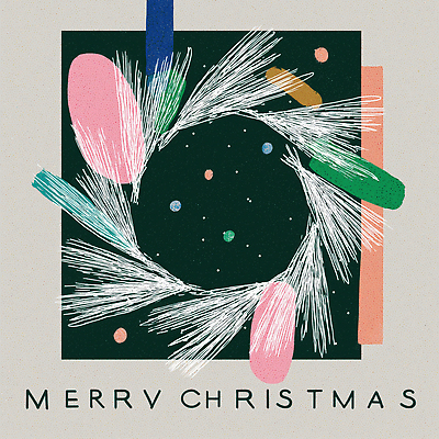 도형 기념일 컬러 컨셉 이벤트 파일형식 크리스마스 디자인 축하 식물 초록색 백그라운드 원형 장식 독창 흰색 분위기 축제 그림 일러스트 국내일러스트 JPG