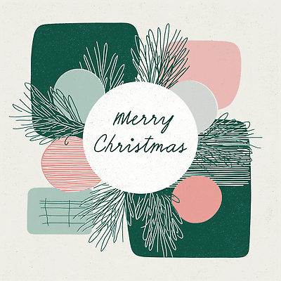계절 기념일 컨셉 예절 파일형식 크리스마스 디자인 백그라운드 도형 식물 컬러 연말 새해 축하 메시지 모던 뷰티풀 인사 장식 축제 겨울 친목 일러스트 국내일러스트 JPG