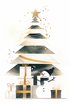 자연요소 식물 계절 기념일 감정 이벤트 파일형식 크리스마스 나무 눈사람 선물 기쁨 축제 겨울 장식 별 디자인 행복 뷰티풀 파티 예술 기념 모임 컬러 일러스트 국내일러스트 JPG