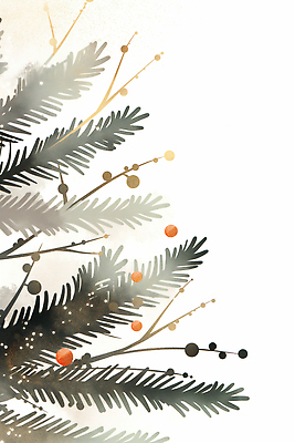 계절 기념일 감정 컬러 컨셉 크리스마스 채소 생태계 파일형식 크리스마스트리 장식 겨울 풍경 가지 파란색 구슬 따뜻함 차가움 분위기 자연 그림 의식 소원 기쁨 축하 사랑 일러스트 국내일러스트 JPG