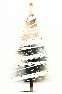 식물 계절 기념일 감정 컬러 크리스마스 모션 이벤트 파일형식 크리스마스트리 장식 겨울 조명 구슬 반짝임 연말 축제 나무 파티 흰색 금색 사랑 일러스트 국내일러스트 JPG