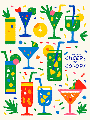 디자인 음료 컬러 패턴 과일 일러스트 휴식 주류 장식 여름 파티 카페 모임 만남 축하 신선 칵테일 색칠 즐거움 그림 국내일러스트 AI파일 계절 감정 컨셉 무늬 이벤트 상점 파일형식 벡터